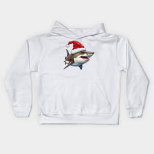 Christmas Shark Kids Hoodie